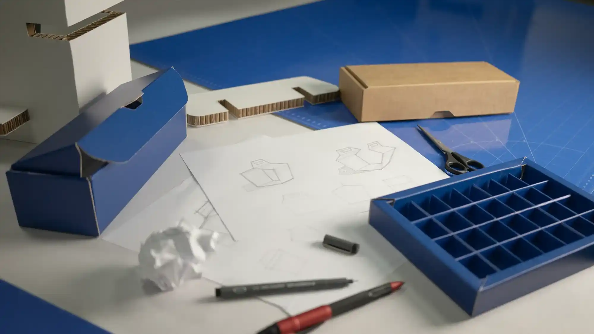 Progettazione su misura di packaging ed espositori